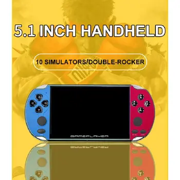 

X7 Plus 5.1\" LCD Game Machine Double Rocker Handheld Retro Game Console