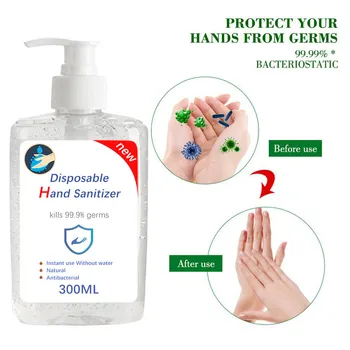 

50^Disposable Hand Sanitizer Long-Lasting Speed Dry Hand Lotion 300ML Disposable New Prevention