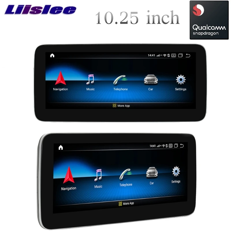 Liandlee автомобильный мультимедийный плеер NAVI CarPlay для Mercedes Benz CLA класс 2012~ беспроводной CarPlay автомобильный Радио gps навигация