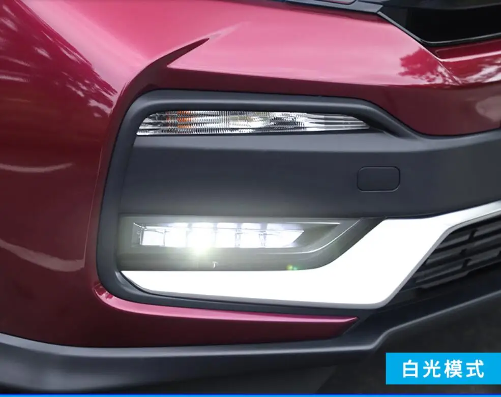 1 комплект Автомобильный бампер Hondan HR-V HRV фара xrv vezel 2019 ~ 2021y светодиодный ная DRL