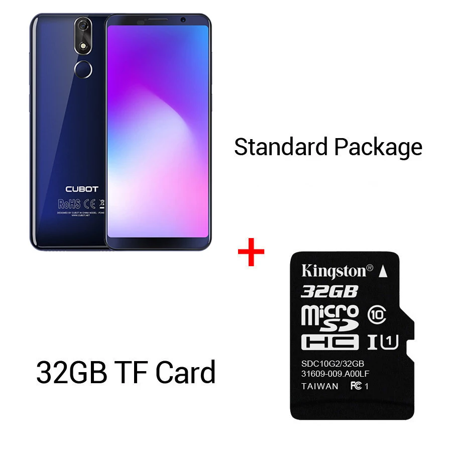 Cubot power 5,99 дюймов Android 8,1 MT6763T восьмиядерный смартфон 16.0MP 6G ram 128G rom 6000mAh отпечаток пальца 4G мобильный телефон - Цвет: Blue N 32GB Card