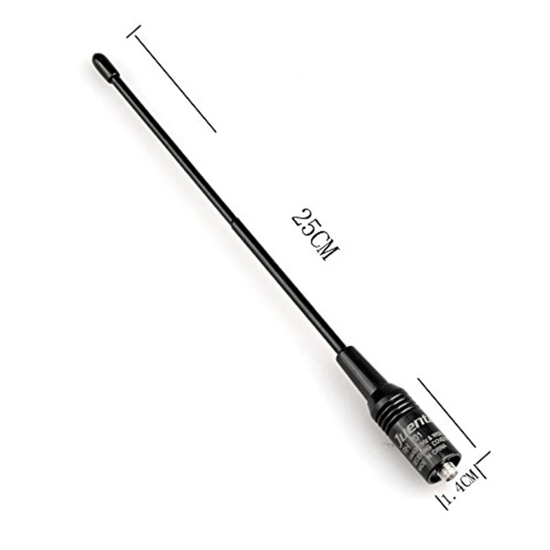 RH-701 U/V 144/430MHz SMA-F антенна для BaoFeng/Kenwood/Wouxun/TYT/Puxing портативная рация