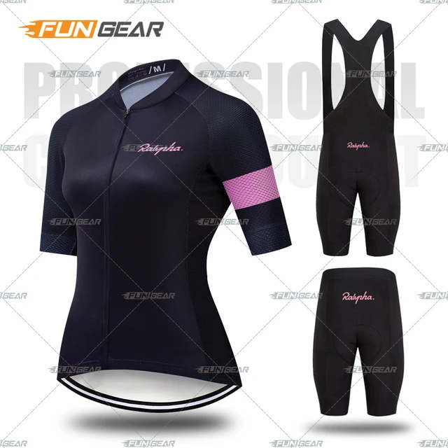 US $12.49 New Women Pro Cycling short sleeve Jersey Set Summer Breathable Sports Suit MTB Bike Clothing Femal