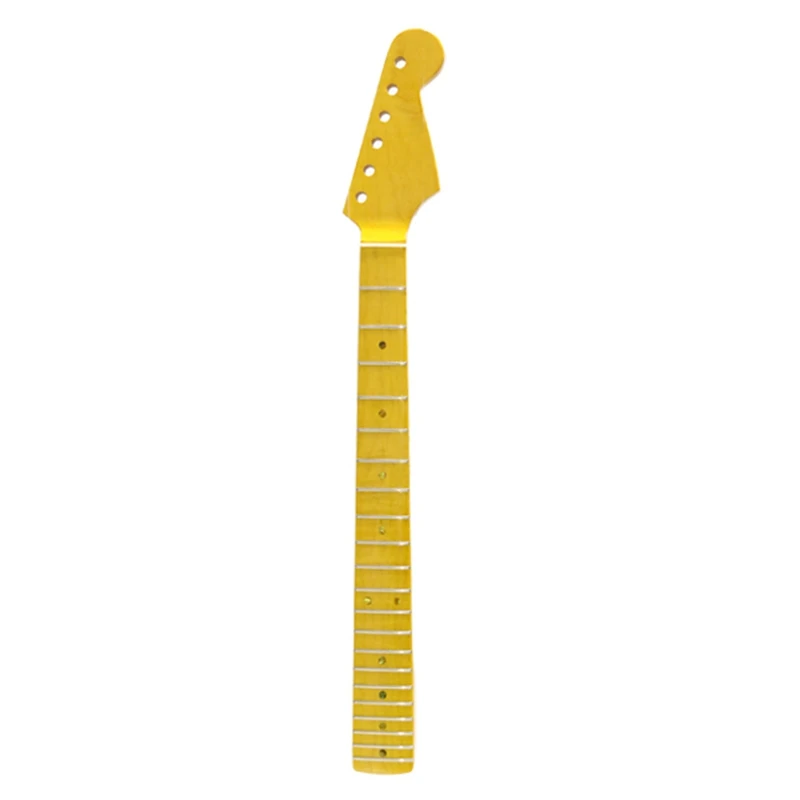 

Guitar Neck for Tl Parts Replacement Yellow Gloss Maple Wood Fingerboard 22 Fret Diy Guitar Accessories