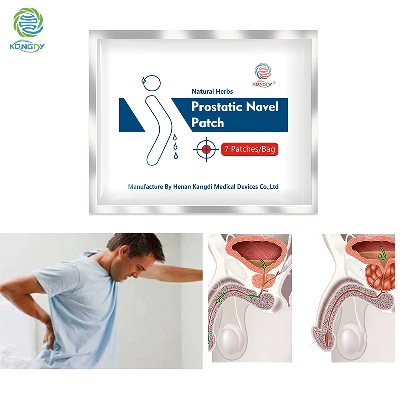 KONGDY 49Pcs Man Prostate Treatment Patch Prostatic Navel Plaster Male Prostatitis Treatment 100% Herbs Urological Patches
