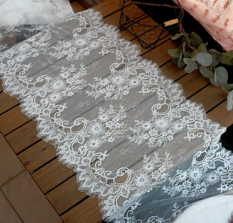 3m Width 40cm Eyelash Lace Trim For Clothing Accessory Dress Sewing Applique Costume Lace Fabric,lace fabric,lace sewing accessories,lace sewing supplies,lace accessories,lace garment accessories,clothing accessories,lace decoration
