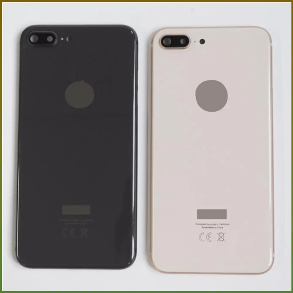

Back Battery Case Rear Housing For iPhone 8 8 Plus Rear Housing Middle Frame and Back Glass Cover CE + Text For iphone X