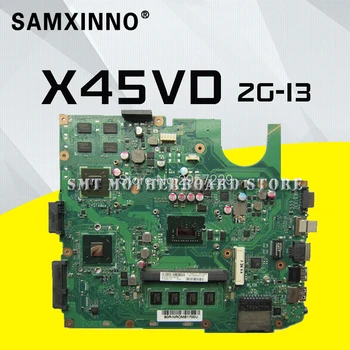 

X45VD motherboard For Asus X45VD-2G-I3 X45V Laptop Mainboard Tested Well S-6