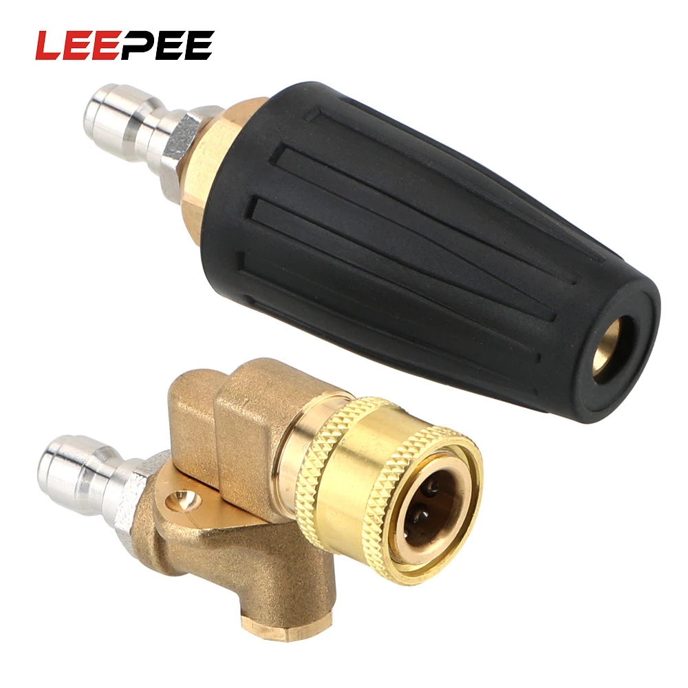LEPEE For Quick Connector Car Cleaning Pressure Washer Accessory Turbo Nozzles Sprayer Rotary Pivoting Coupler Jet | Автомобили и