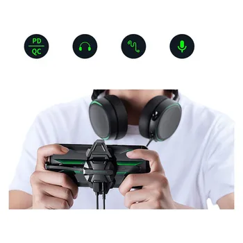 

for Black Shark 2 in 1 Portable Fast Charging Cable Type-C Charging & 3.5mm Earphone Jack Audio Conversion Cable Adapter