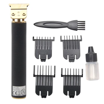 

Men Women With Calipers T Shape Clipper Machine Cordless Hair Trimmer DIY Handheld Lubricant T8 Home USB Rechargeable Salon