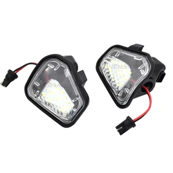 2 rétroviseurs latéraux LED pour Volkswagen VW Passat B7 EOS CC Jetta Scirocco, 2009 – 2019, lampe de sol pour rétroviseur latéral, lumière de bienvenue 