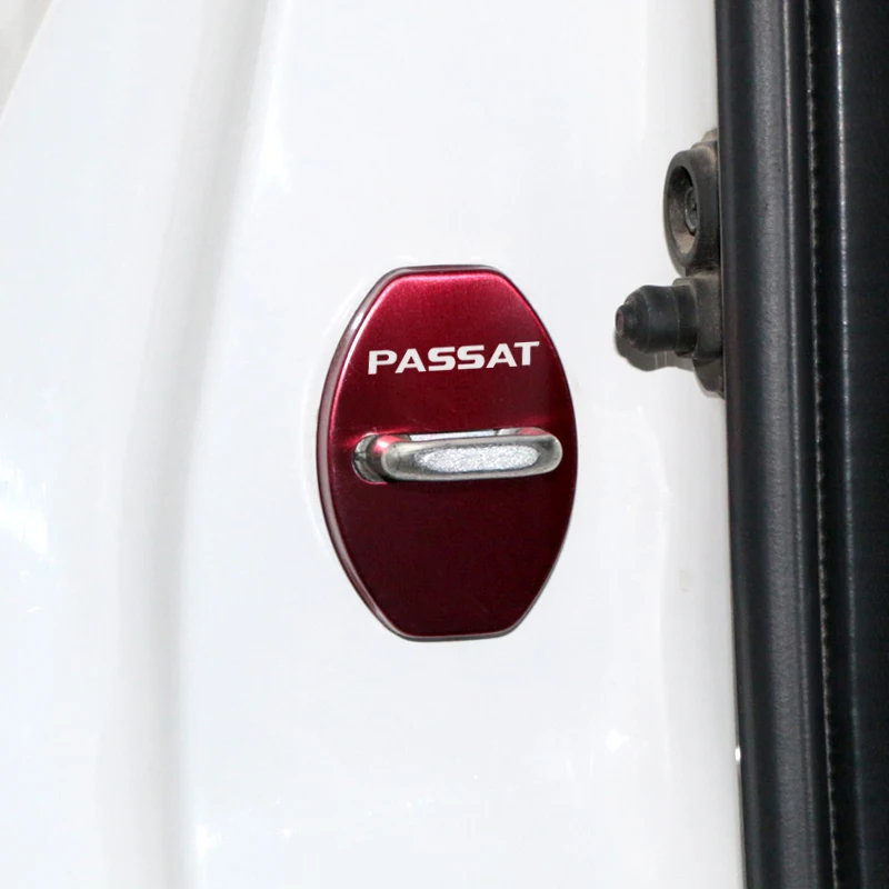 Крышка дверного замка наклейка чехол для Volkswagen VW Passat B5 Jetta Bora Golf MK4 аксессуары для Polo стайлинга автомобилей