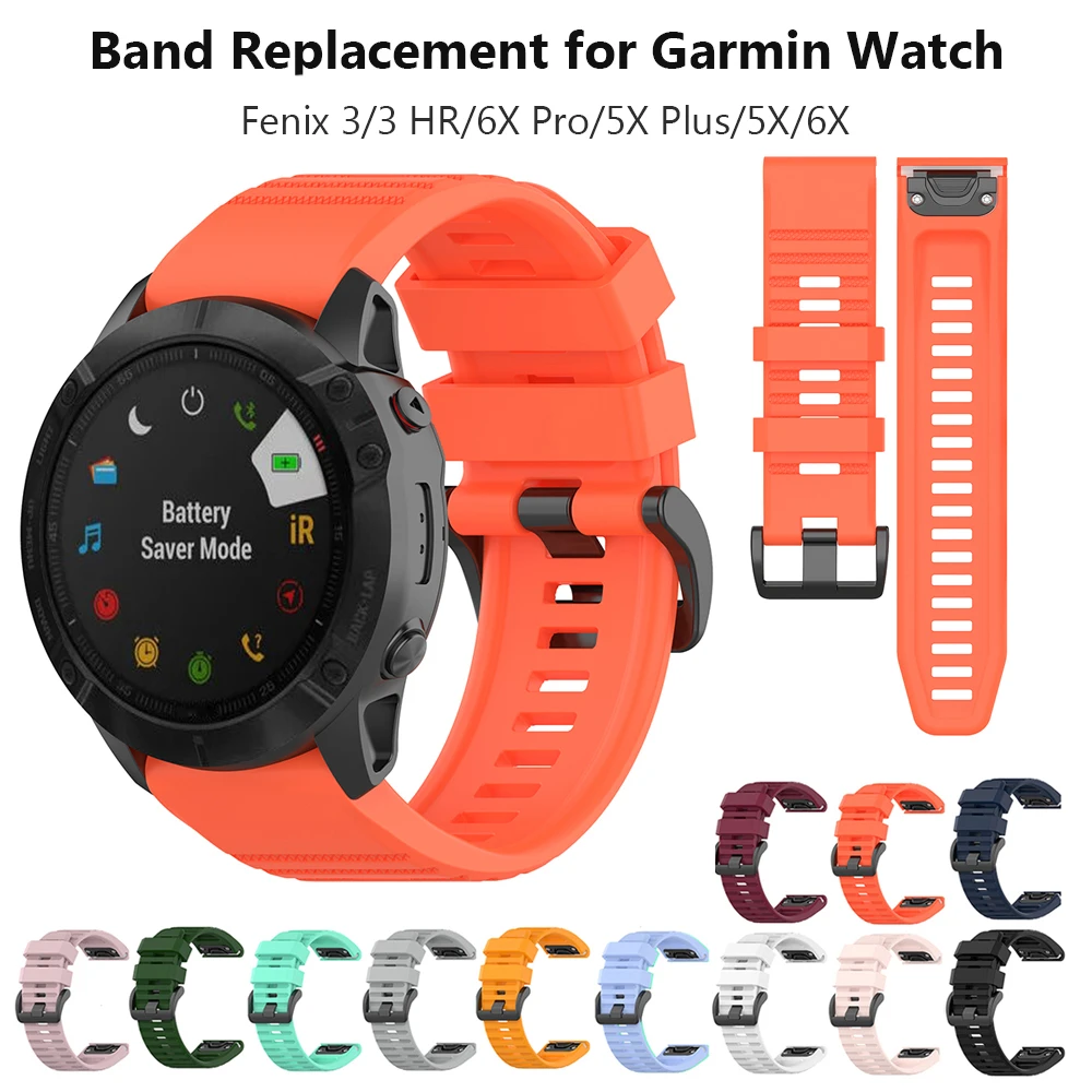 garmin fenix orange band