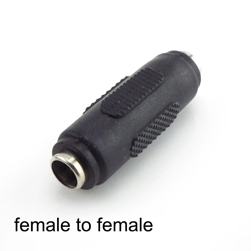 5.5x2.1mm 12V stejnosměrný energie konverze dvojitý hlava pánský na pánský ženské na ženské panel držák adaptér konektor konvertor zátka hever