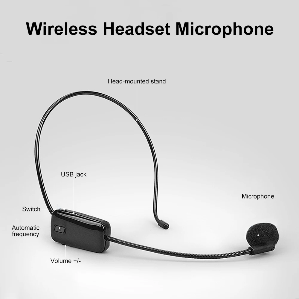 XTUGA Bluetooth голосовой усилитель с беспроводной гарнитурой микрофон