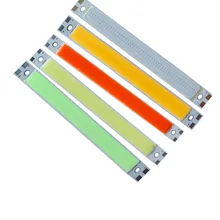 10 Вт подсветка светодиодный свет полосы 120 мм* 10 мм COB Супер Холодный белый Теплый белый красный светящиеся полосы лампы DIY работа 12 В COB Бар свет