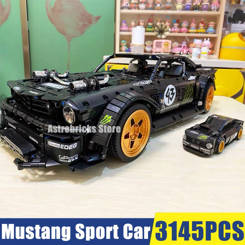 Конструктор Moc technrc Mustang Hoonicorn V2 гоночный автомобиль | Игрушки и хобби