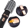 Hot Air Brush 4 Head Replaceable Electric Hair Dryer Brush One Step Blower Hot Comb Straightener Hair Straightener Brush Curler ► Photo 3/6