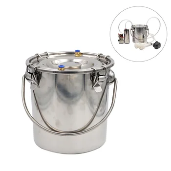 

5L Cow Goat Sheep Electric Milking Machine Accessories Stainless Steel Bucket Suction Milker For Household Milking Machines