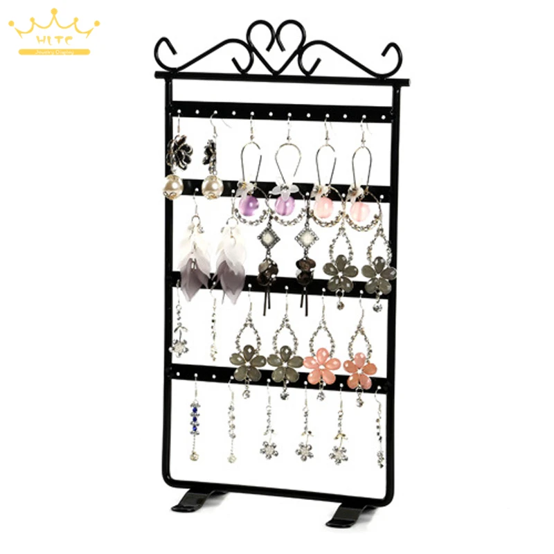 EarringHolder48HolesMetalJewelryStorageStandMetalMounted