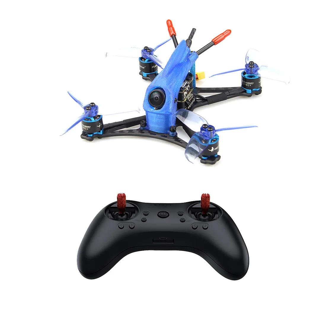 

Hot HGLRC ToothPick Parrot120 2-3S 120mm Wheelbase Micro FPV Racing Drone RTF with T8S Remote Controller F411 Flight Control