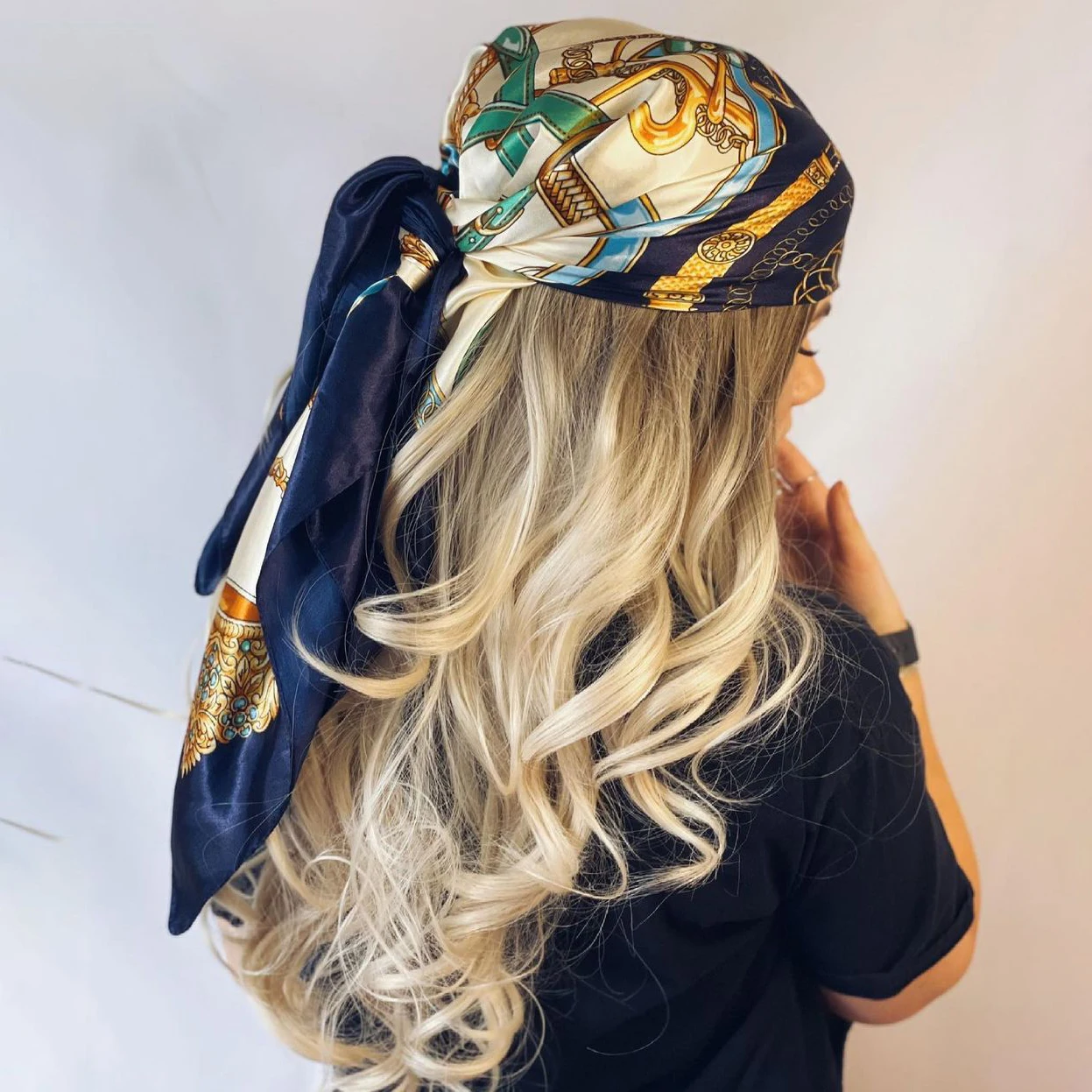 Bandana Foulard Long Cheveux Pinterest Foulard Sur Les Cheveux