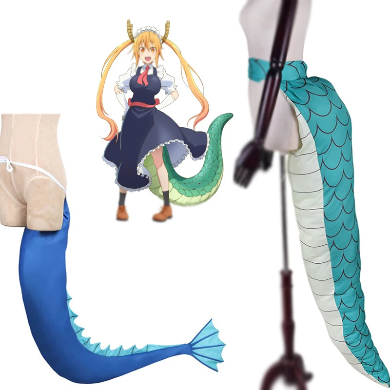 

Anime Miss Kobayashi's Dragon Maid Elma Tohru Women Cosplay Tail Costumes Halloween Dragon Tail Fancy Dress