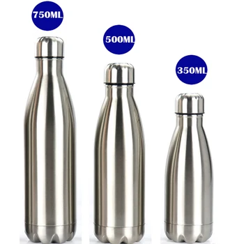 

Stainless Steel Warm Water Single-layer Coke Bottle Single-layer Stainless Steel Sports Bottle Rugged Water Cup