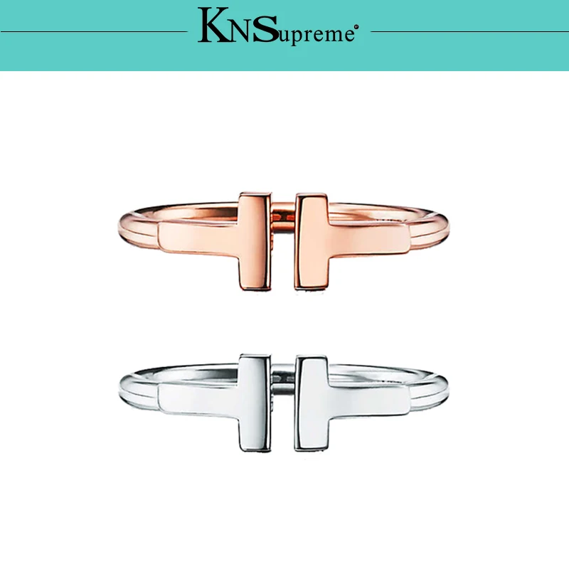 

Bulgaria ring T-shaped adjustable original 100% 925 sterling silver fashion classic women's free shipping jewelry high-end