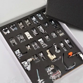 

32pcs Home/Domestic Sewing Machine Feet Presser Sewing Machine Foot Sewing Accessories&Prop Kits