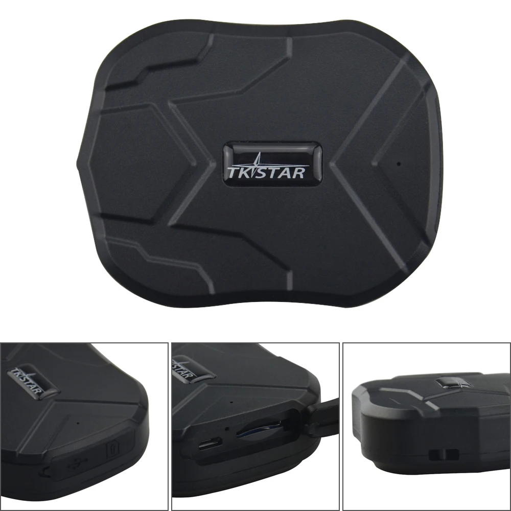 

TKSTAR TK905 Waterproof Magnet Car GPS Tracker Vehicle Tracker GPS Locator Standby 90 Days Real Time Lifetime Free Tracking