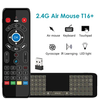 

T16+ Voice Remote Control 2.4GHz Wireless Air Mouse Gyro for Android TV BOX/Google TV