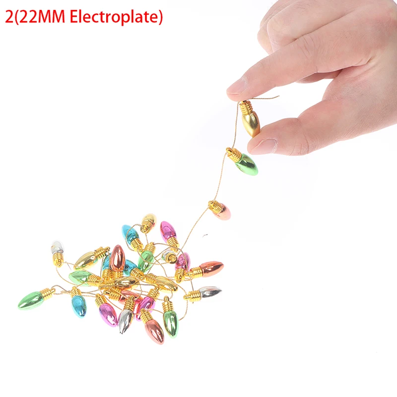 1/12 Dollhouse Miniature Festival Decorative 1M Lamp String Fake Lights Bulb Mini Furniture Doll Accessories 6