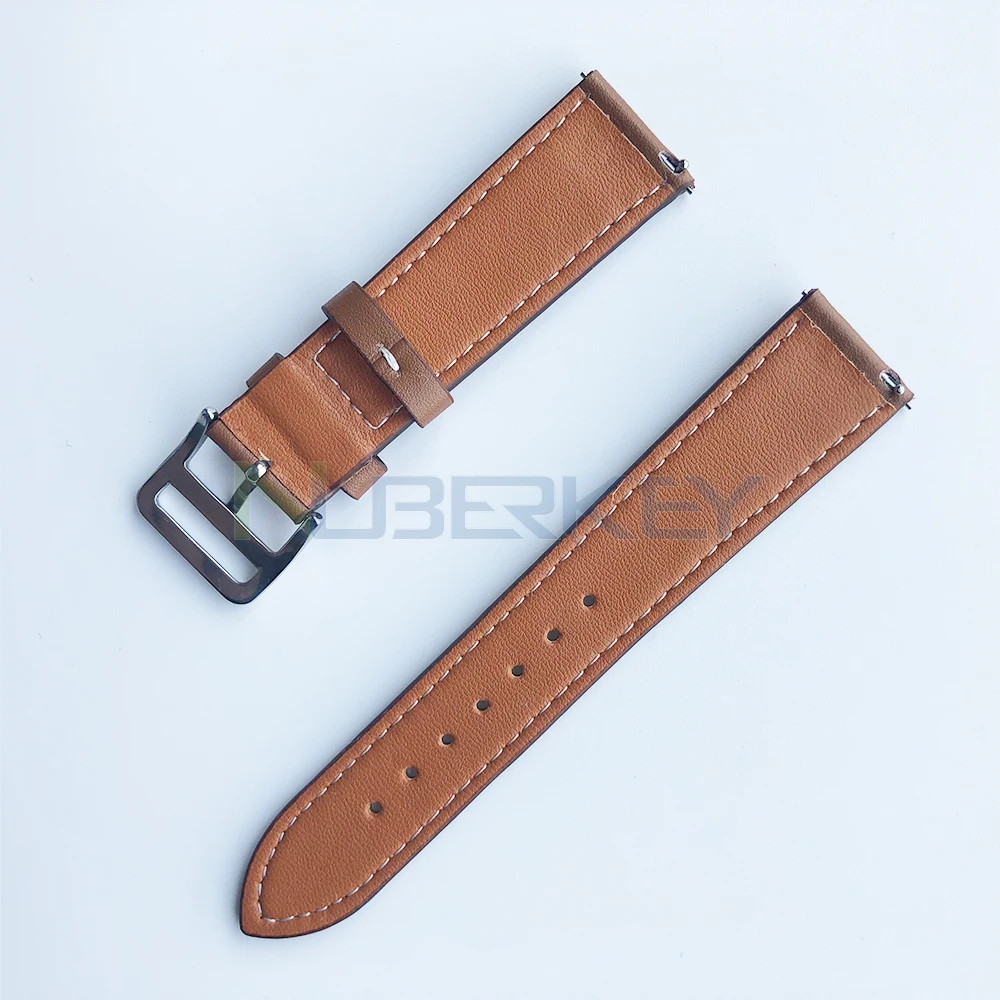 Ремешок из натуральной кожи для часов Huami Amazfit Bip Lite / S/U сменный спортивный браслет