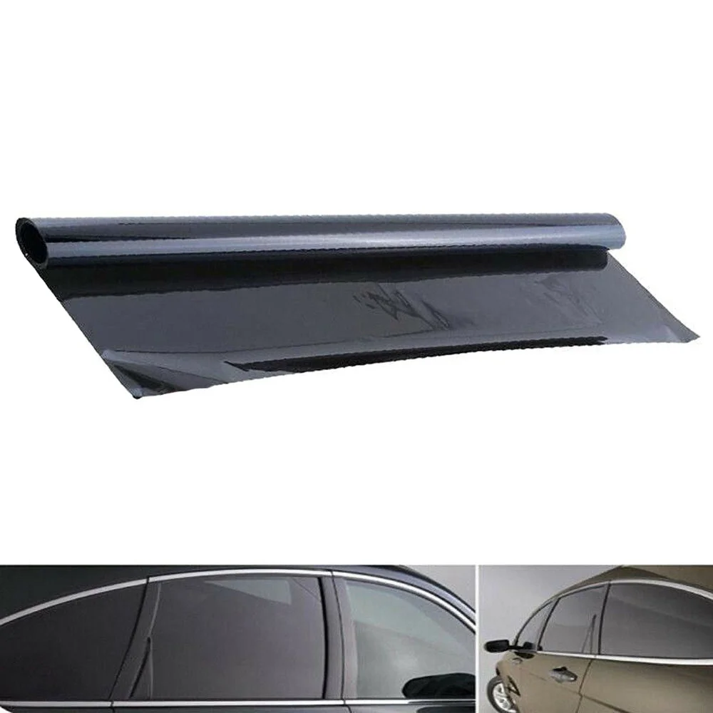 100x50 см VLT черный авто для дома, для окон и стекла Тонирующая пленка в рулоне со скребком автомобильные аксессуары авто оконная Тонирующая пленка в рулоне