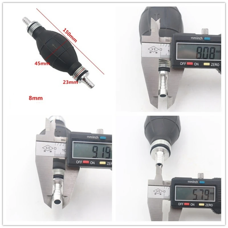 1 шт. топливный насос 6 мм 8 мм 10 мм 12 мм топливный насос алюминиевый ручной топливный насос ручной насос для подвесного морского корабля автомобиля