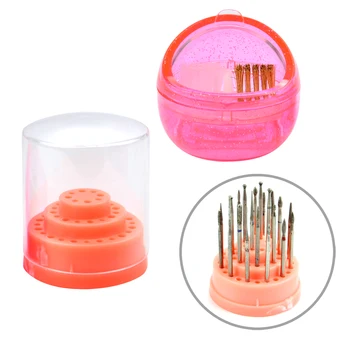 

Nail Drill Bits Cleaning Brush Box for Electric Manicure Machine Drills Portable Wash Nail Art Tool Cleaner Acrylic YZWLE Kits