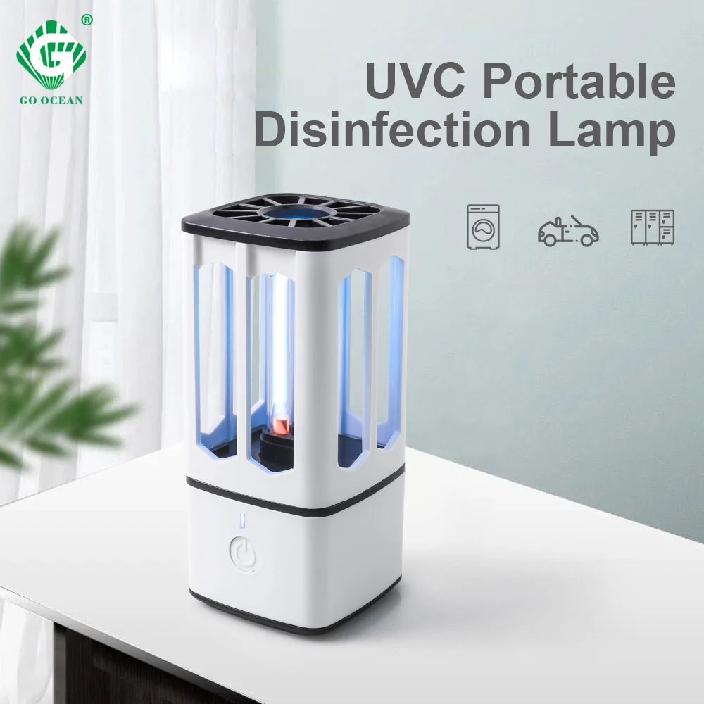 

Portable Cars UVC Sterilization Lamp USB charge Ozone Ultraviolet Disinfectant Light Quartz Tube Small Space Bacterial Wardrobe