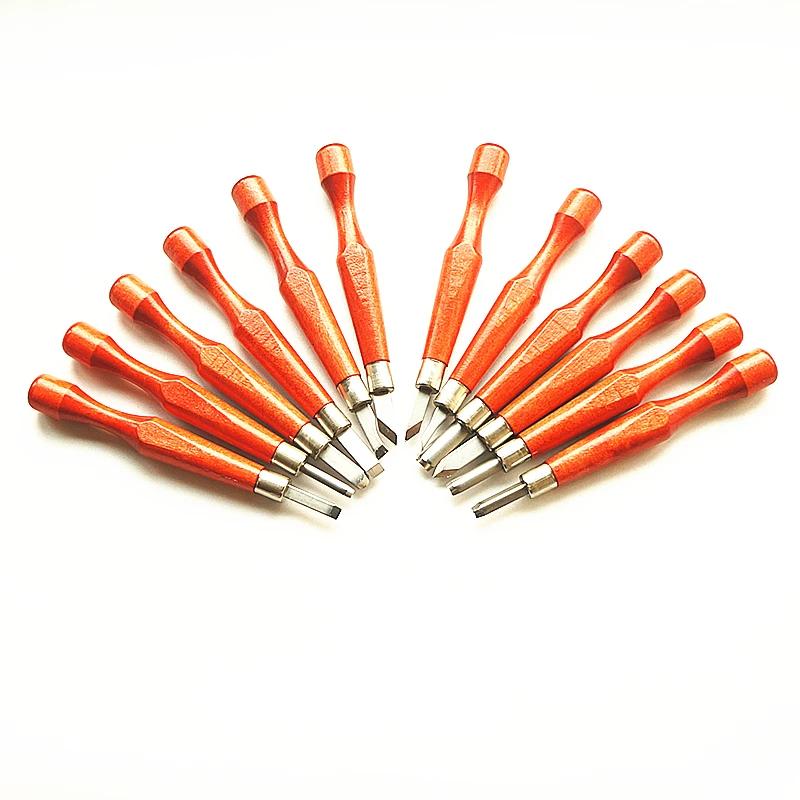 12pcs Wood Carving Chisels Tools Wood Carving for Woodworking Engraving Knife Tool set