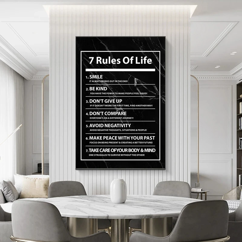 HD Prints Canvas Painting Inspirational Quote Motivational Art Posters Wall Picture for Living Room Office Home Cuadros | Дом и сад