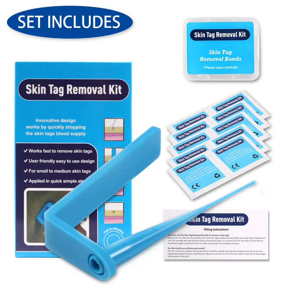 

Skin Body Effective Mole wart Skin Tag Remover Device Kit Small To Medium Skin Tags Beauty New Kit For Home Use to Medium