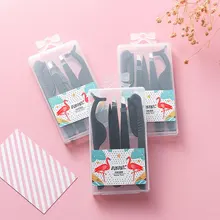 AMSIC 5 шт./компл. макияж бровей ножницы для кутикулы ресницы Нос Ножницы Sharp уход за кожей лица волос отделка Пинцет Красота инструмент