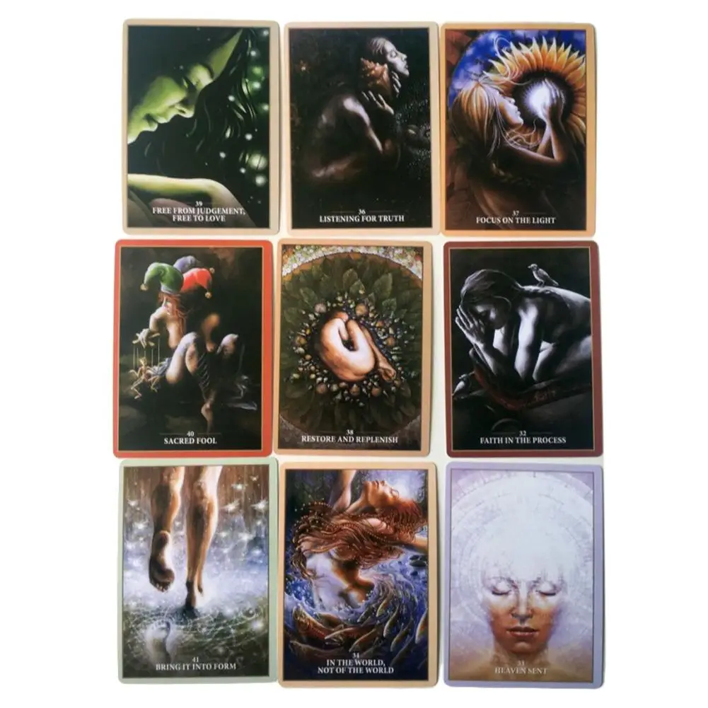 

45pcs Sacred Rebel Tarot Cards Deck Board Game Playing Card Table Game For Party Entertainment