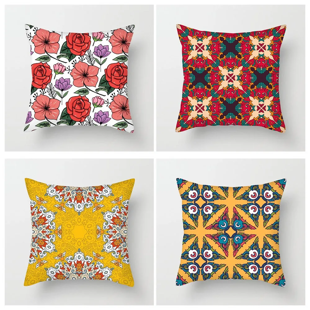 

TTLIFE Nordic Style Floral Cushion Cover Geometric Flower Throw Pillowcase Sofa Bed Pillow Covers Decorative 45X45cm 2019