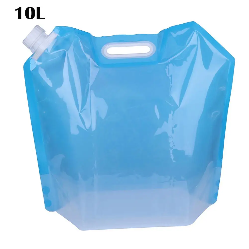 Foldable Water Storage Container PVC Portable Outdoor Camping Water Carrier Bags Environmentally Friendly Foldable Reusable - Цвет: 10L