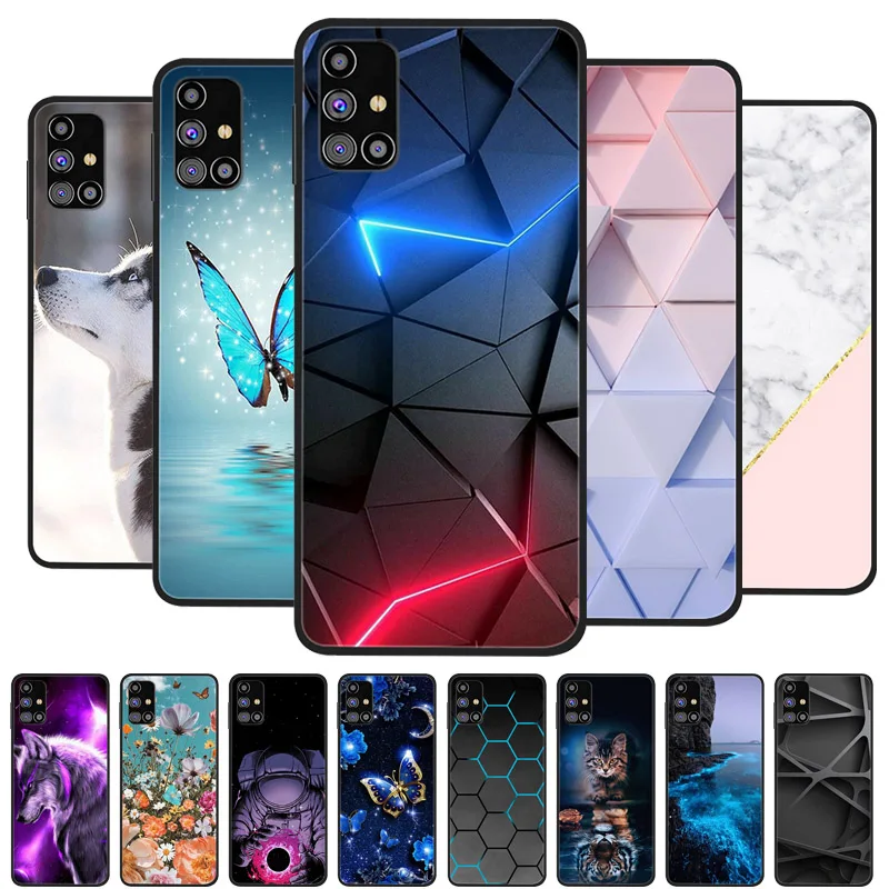 Чехол для Samsung M31s, силиконовая задняя крышка, чехол для телефона Samsung Galaxy M31s, чехлы для Galaxy M31 S M31s M 31 S, мягкий бампер, чехол
