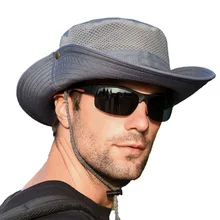 Водонепроницаемая дышащая мужская рыболовная Кепка, летняя шляпа Кепка для защиты от ультрафиолета, уличная охотничья шляпа, мужские солнцезащитные шапки, рыбак