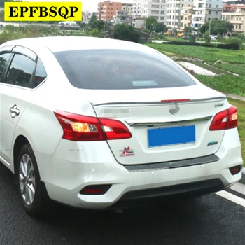 

For Nissan Sentra SYLPHY 2012-2018 ABS Plastic Primer Color Rear Spoiler Tail Trunk Boot Wing Decoration Car Styling