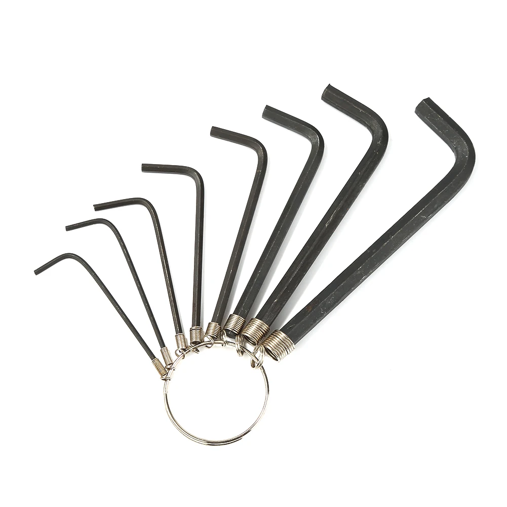 

8 In 1 Hex Key Allen Wrench Set 1.5mm~6mm Metric Hand Tool Kit Box Key Tool